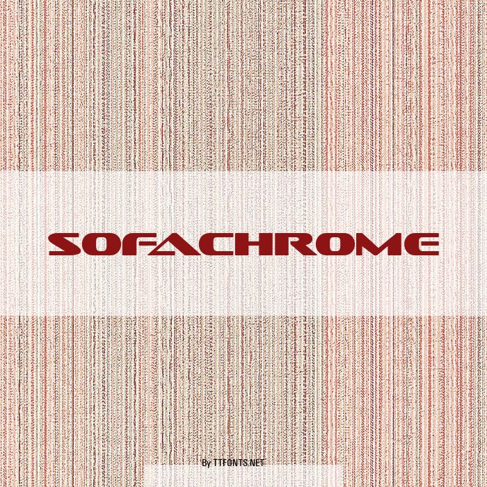 Sofachrome example