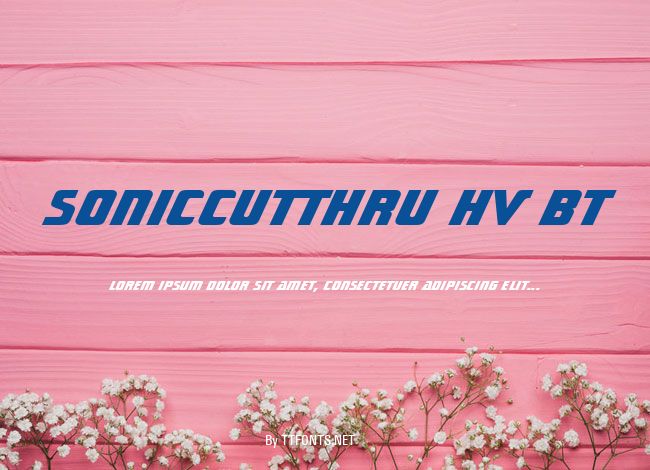 SonicCutThru Hv BT example