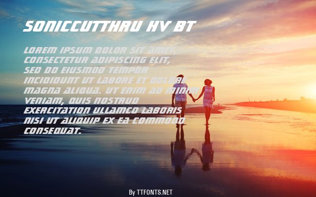 SonicCutThru Hv BT example