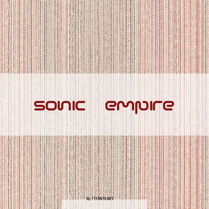 Sonic Empire example