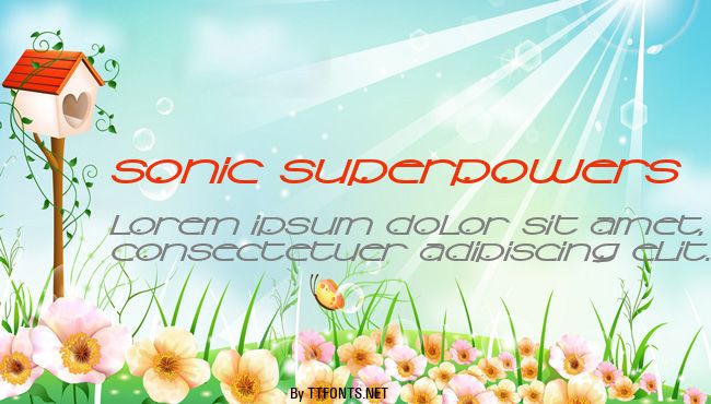 Sonic Superpowers example
