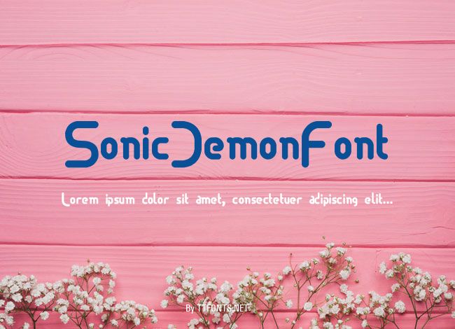 SonicDemonFont example