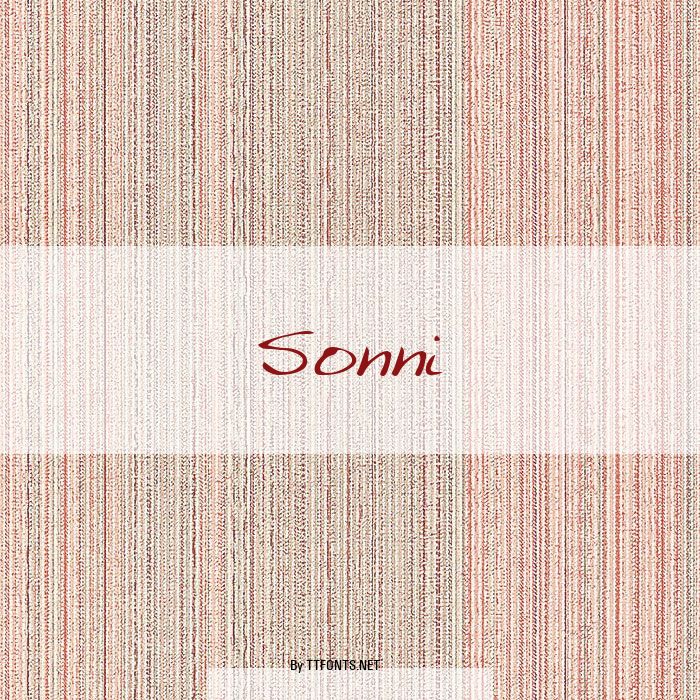 Sonni example