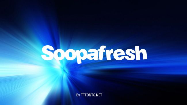 Soopafresh example