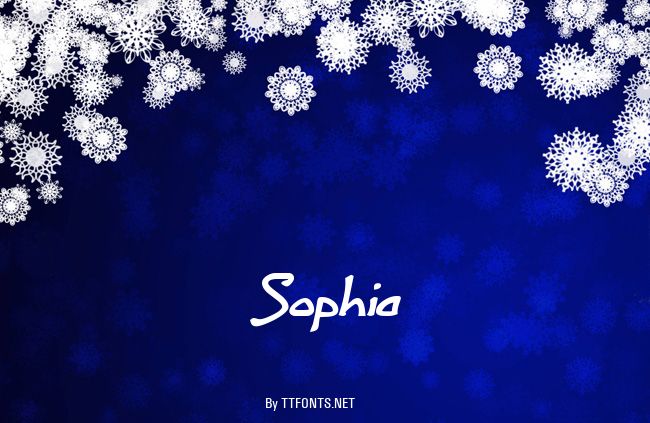 Sophia example