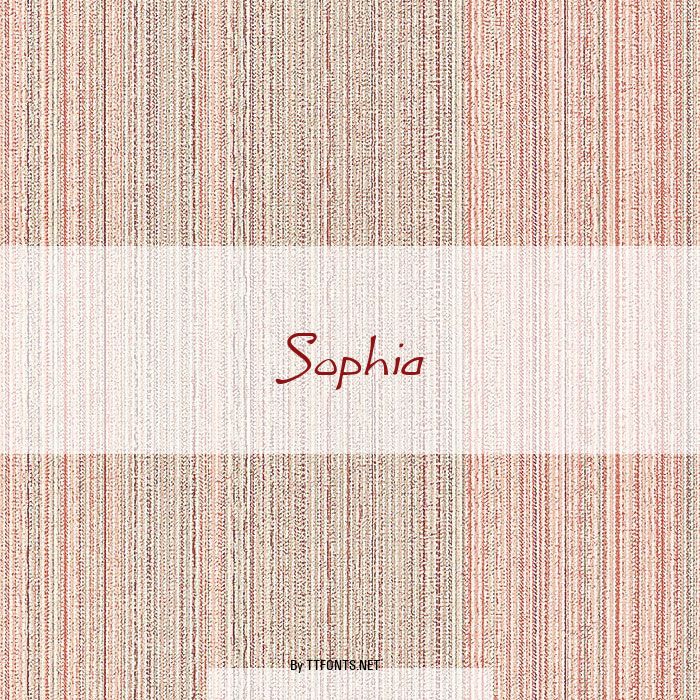 Sophia example