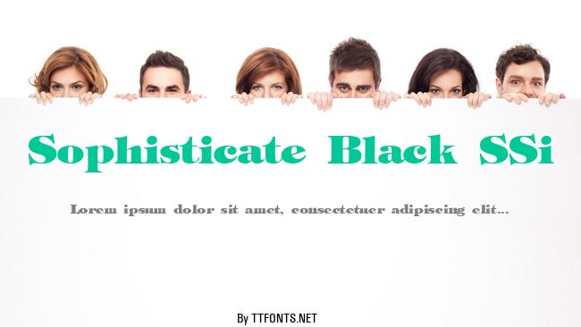 Sophisticate Black SSi example