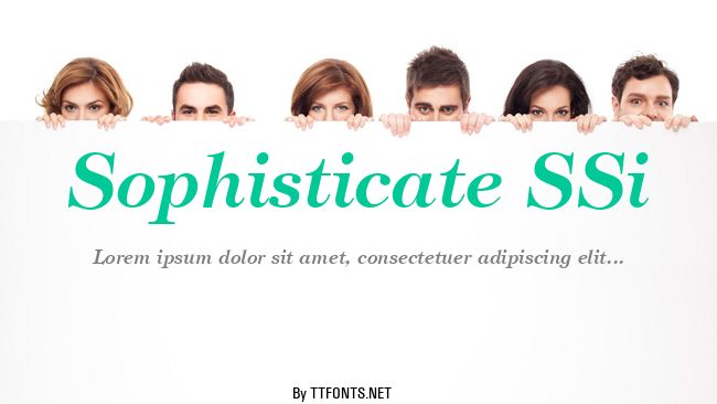 Sophisticate SSi example