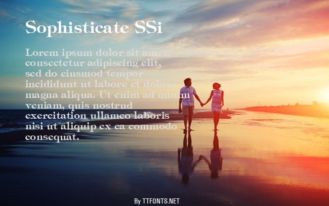 Sophisticate SSi example