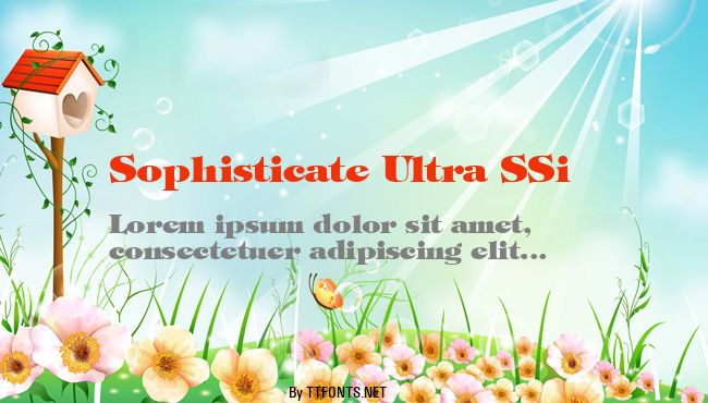 Sophisticate Ultra SSi example