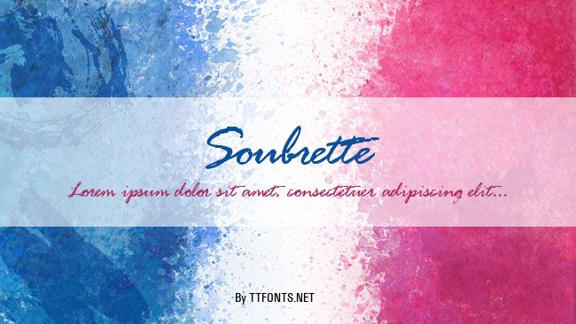 Soubrette example