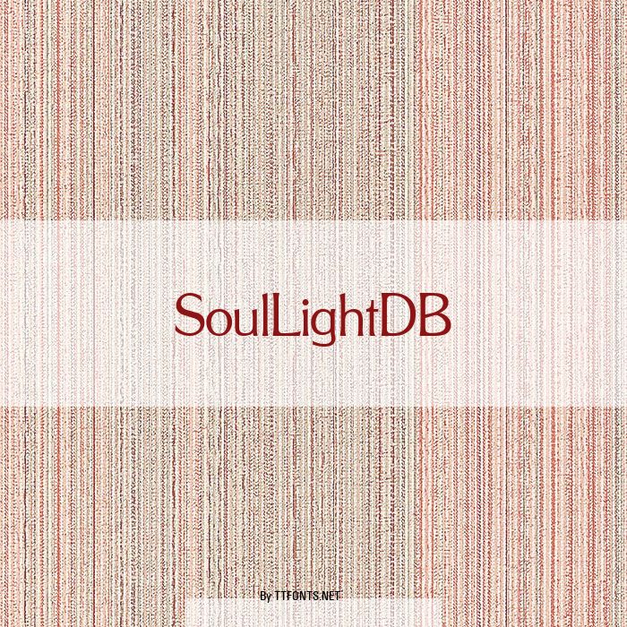 SoulLightDB example