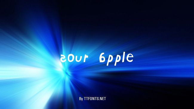 Sour Apple example