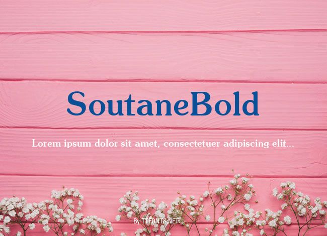 SoutaneBold example