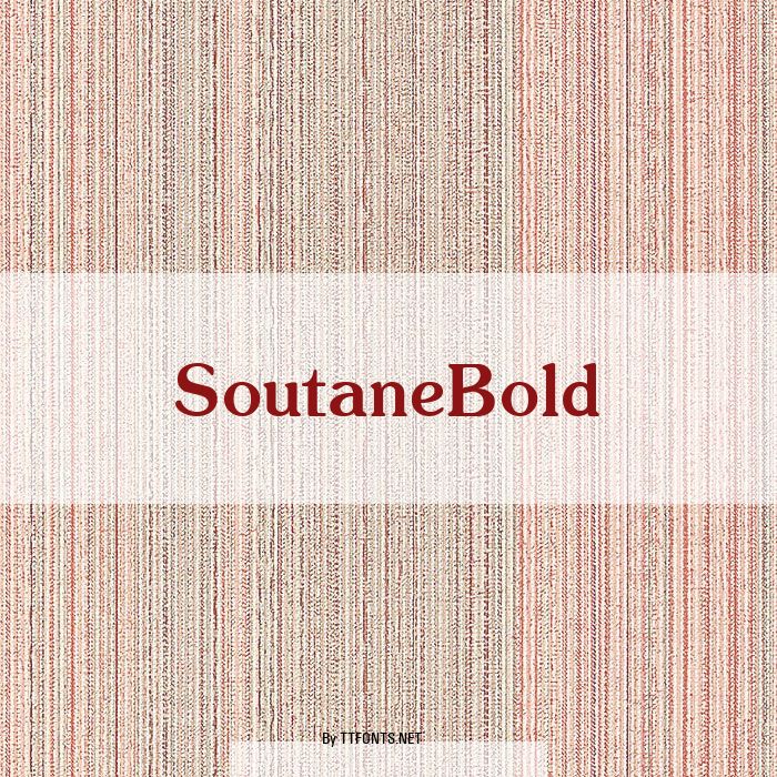 SoutaneBold example