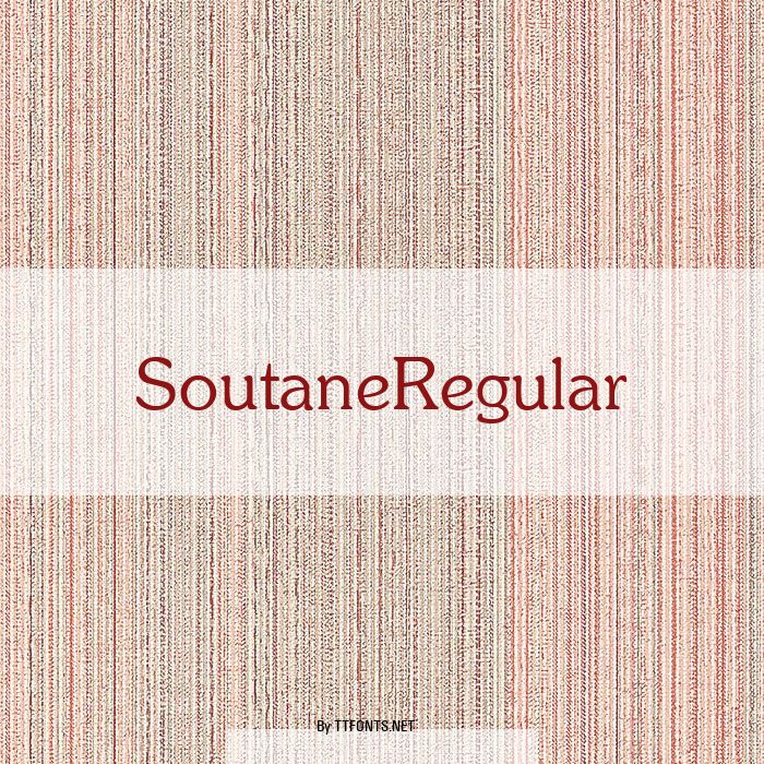 SoutaneRegular example