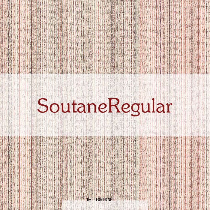 SoutaneRegular example