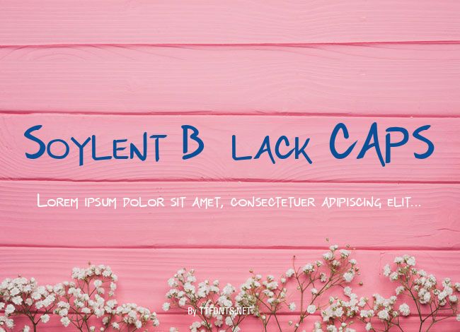 Soylent Black CAPS example