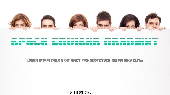 Space Cruiser Gradient example