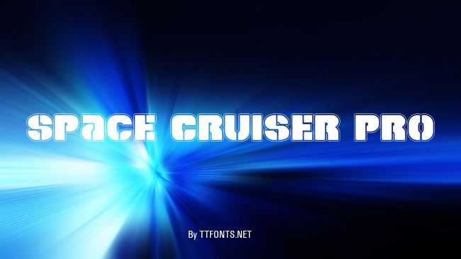 Space Cruiser Pro example