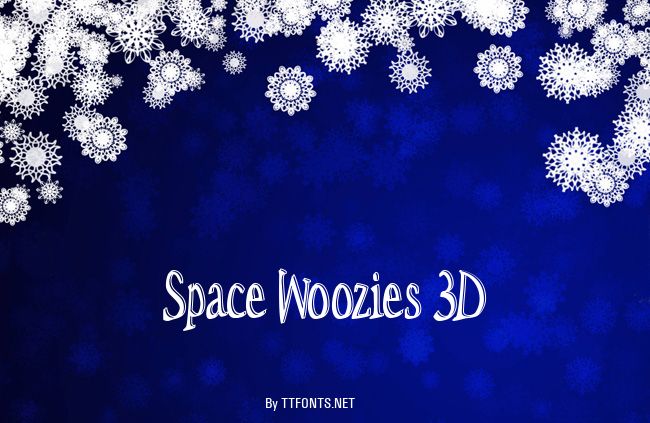 Space Woozies 3D example