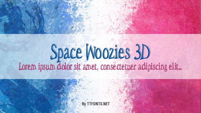 Space Woozies 3D example