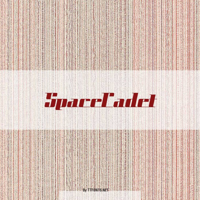 SpaceCadet example