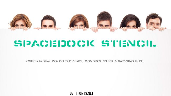 Spacedock Stencil example