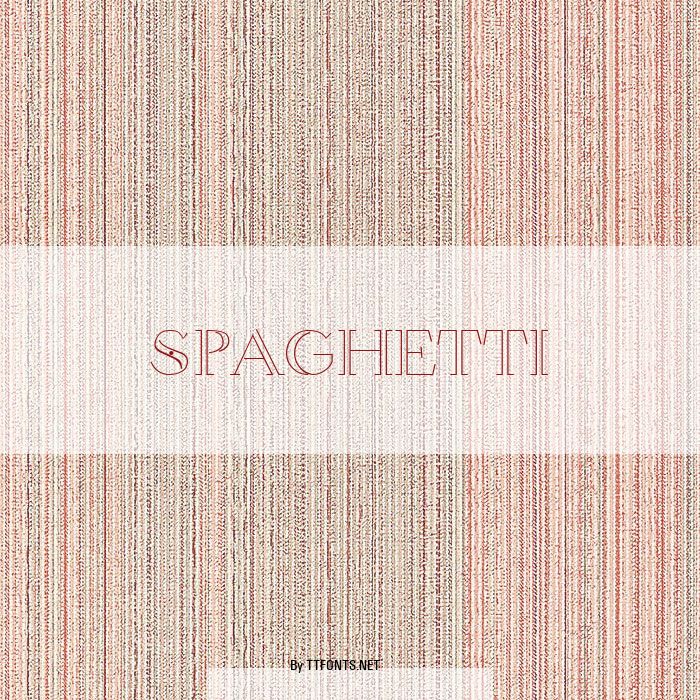 Spaghetti example
