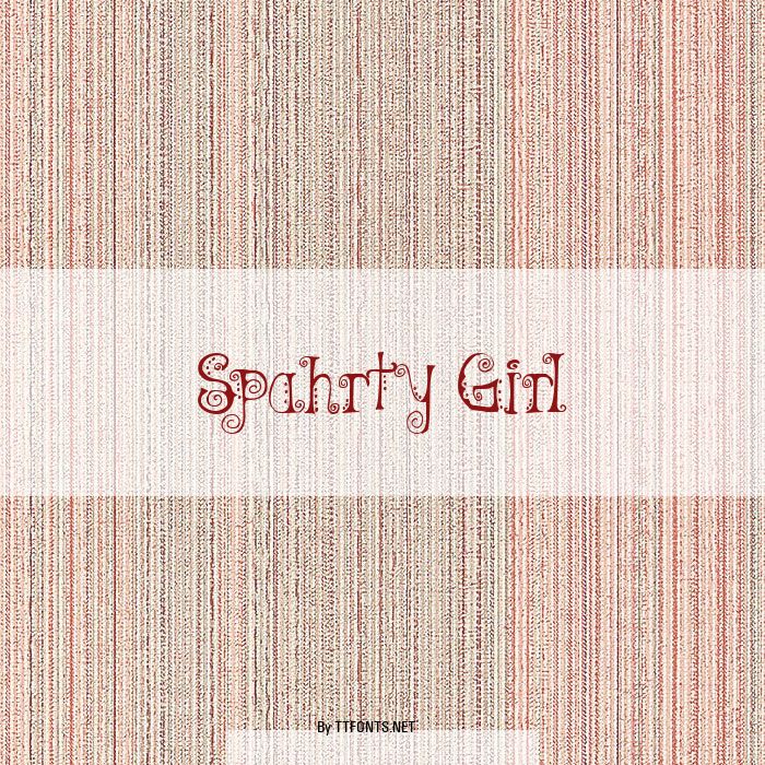 Spahrty Girl example