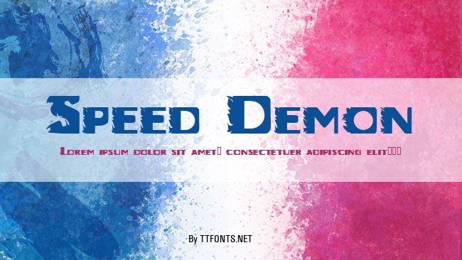 Speed Demon example
