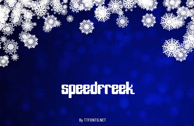 SpeedFreek example