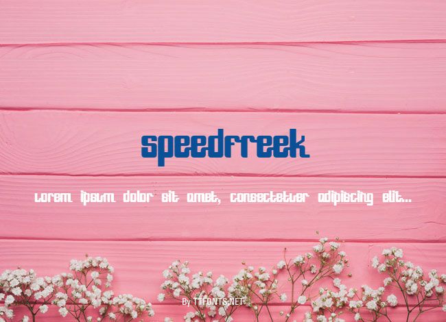 SpeedFreek example