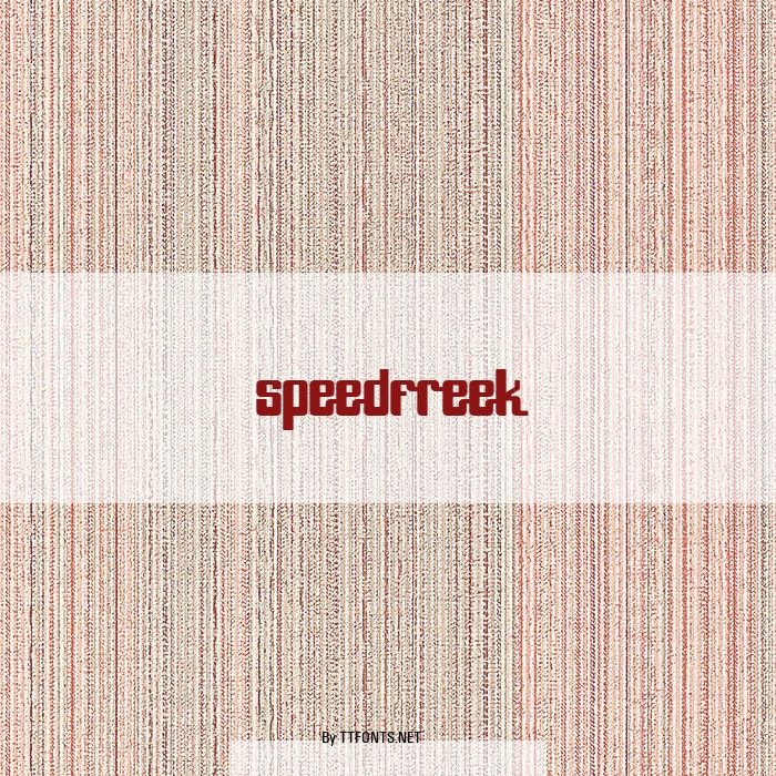 SpeedFreek example