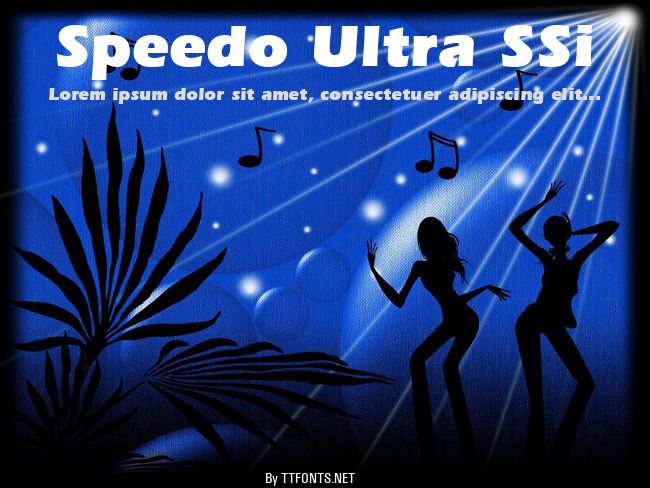 Speedo Ultra SSi example