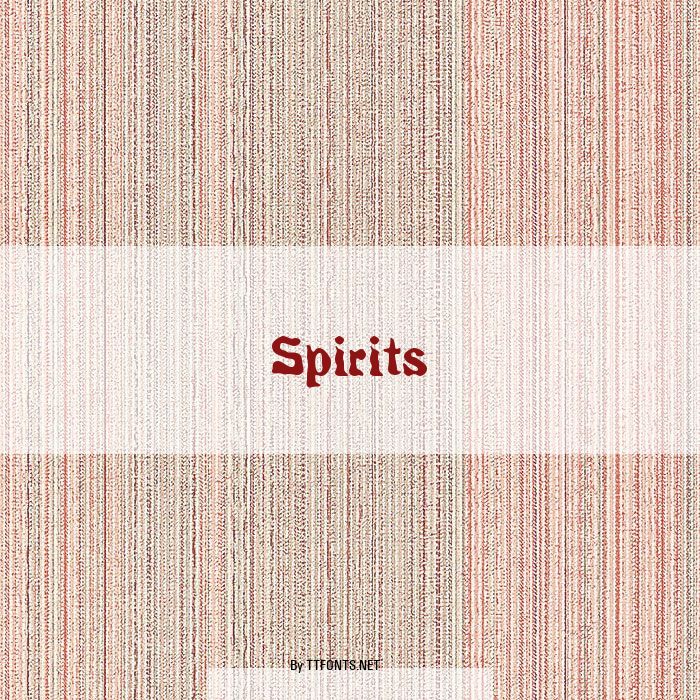 Spirits example