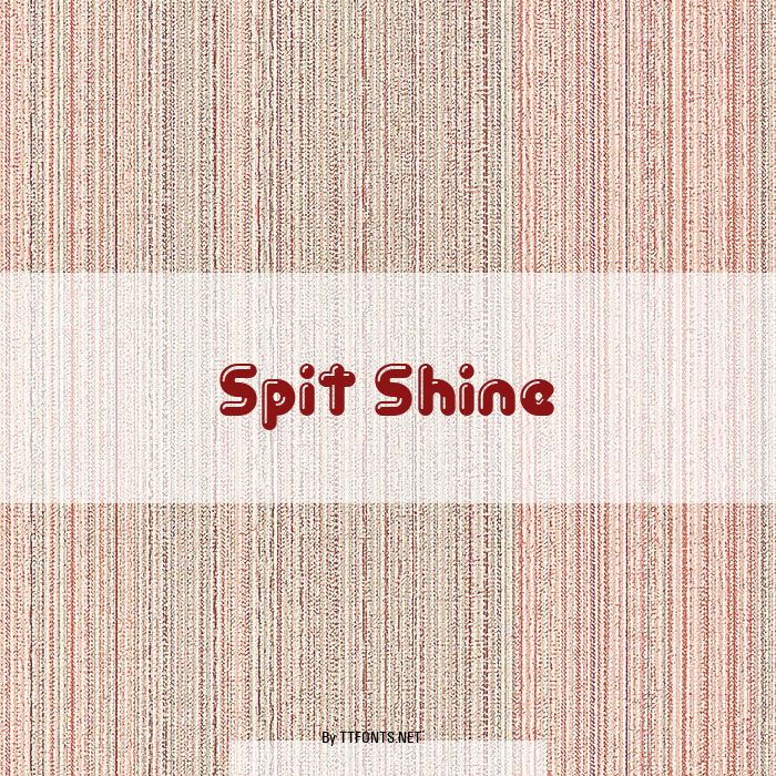 Spit Shine example
