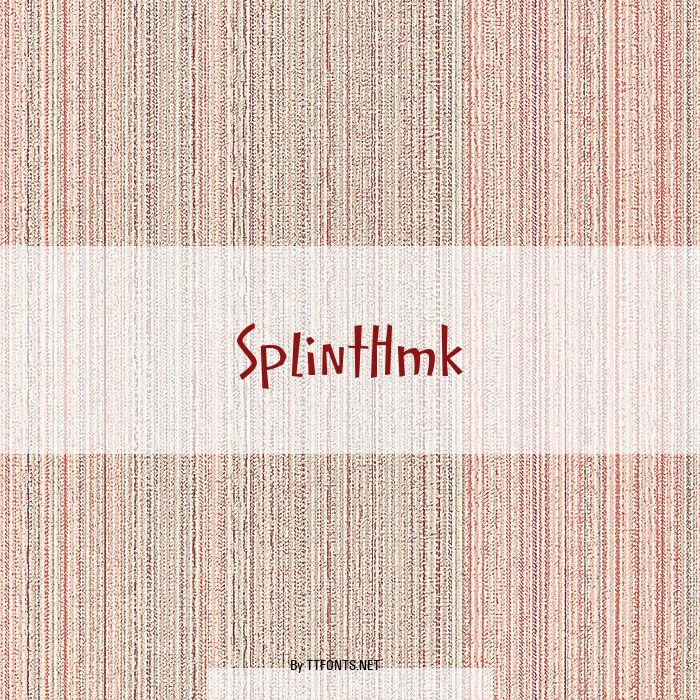 SplintHmk example