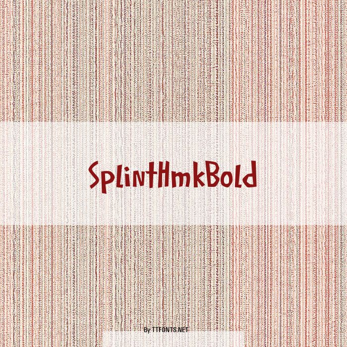 SplintHmkBold example
