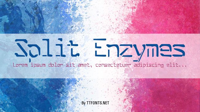 Split Enzymes example
