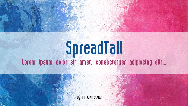 SpreadTall example