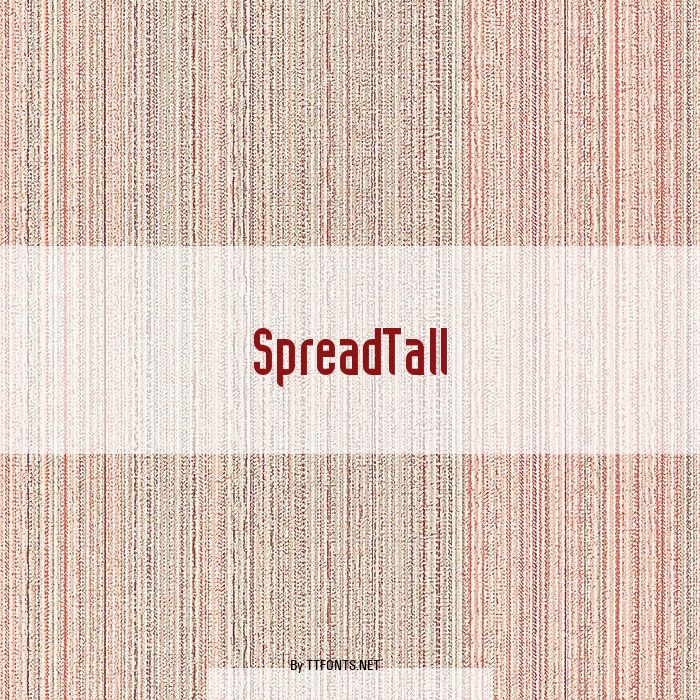 SpreadTall example