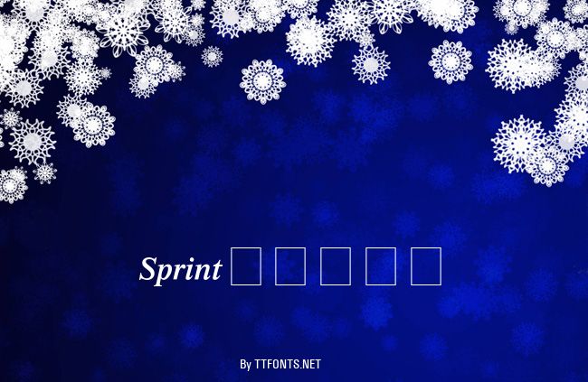 Sprint example