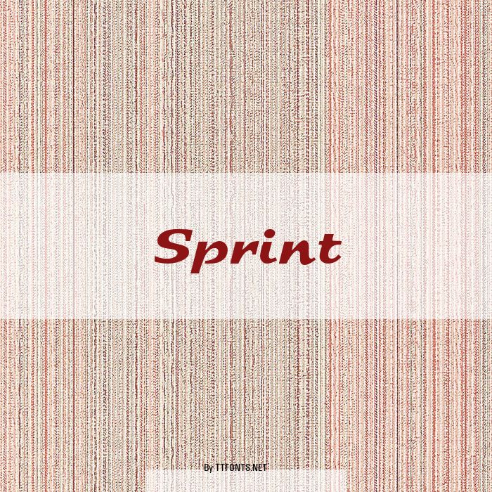 Sprint example
