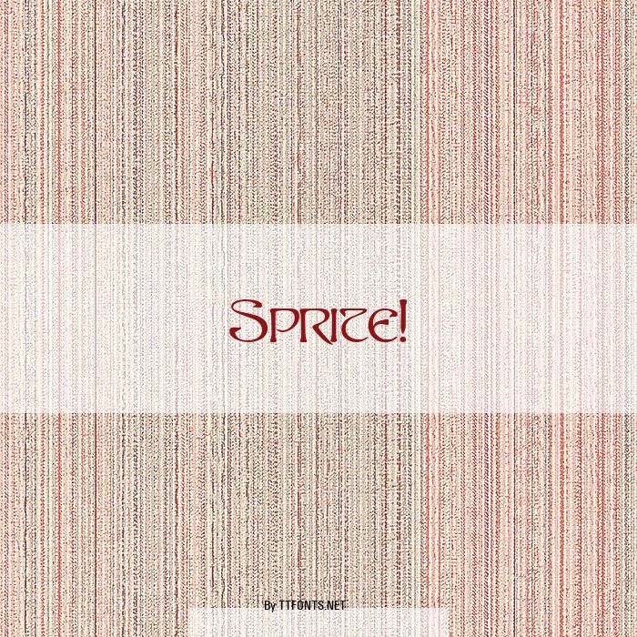 Sprite! example