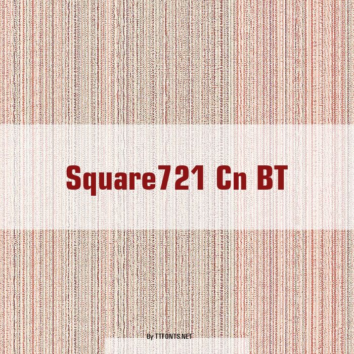 Square721 Cn BT example