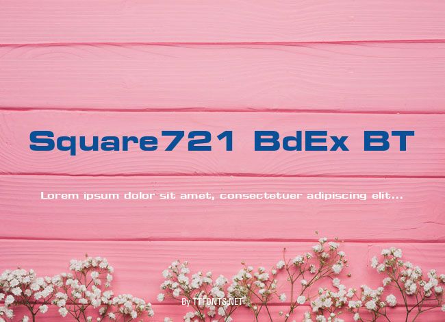 Square721 BdEx BT example