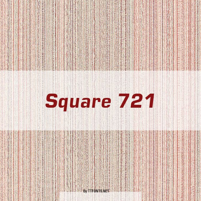 Square 721 example