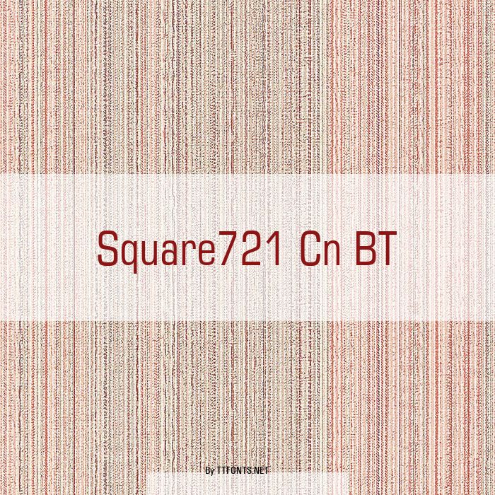 Square721 Cn BT example
