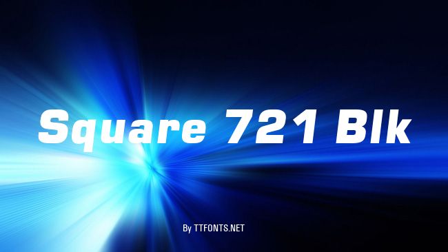 Square 721 Blk example